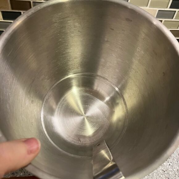 Stainless steel ice bucket and tongs, barely used, classic style - Picture 2 of 4